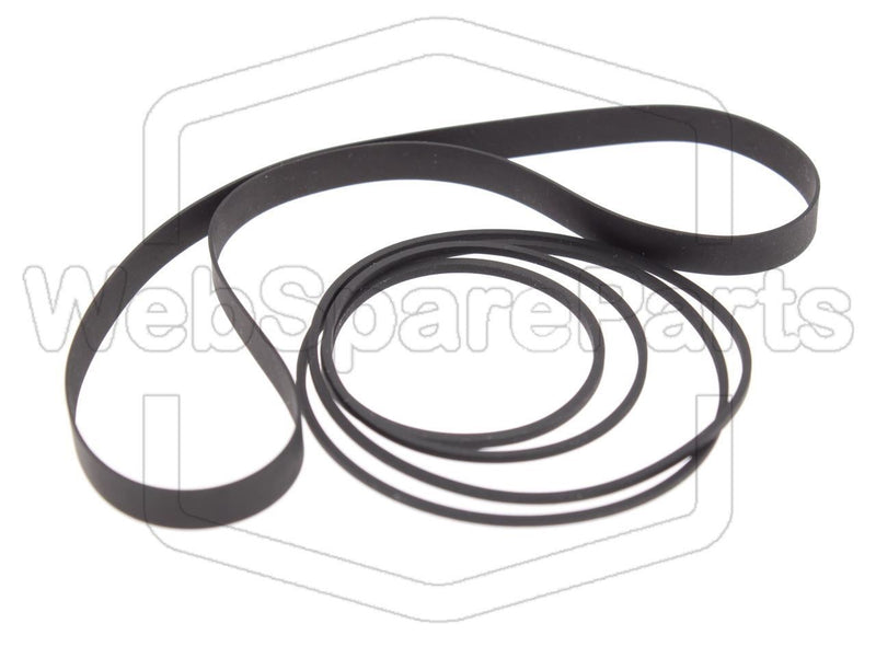 Kit Courroies Pour Platine Cassette Sansui SC-5330