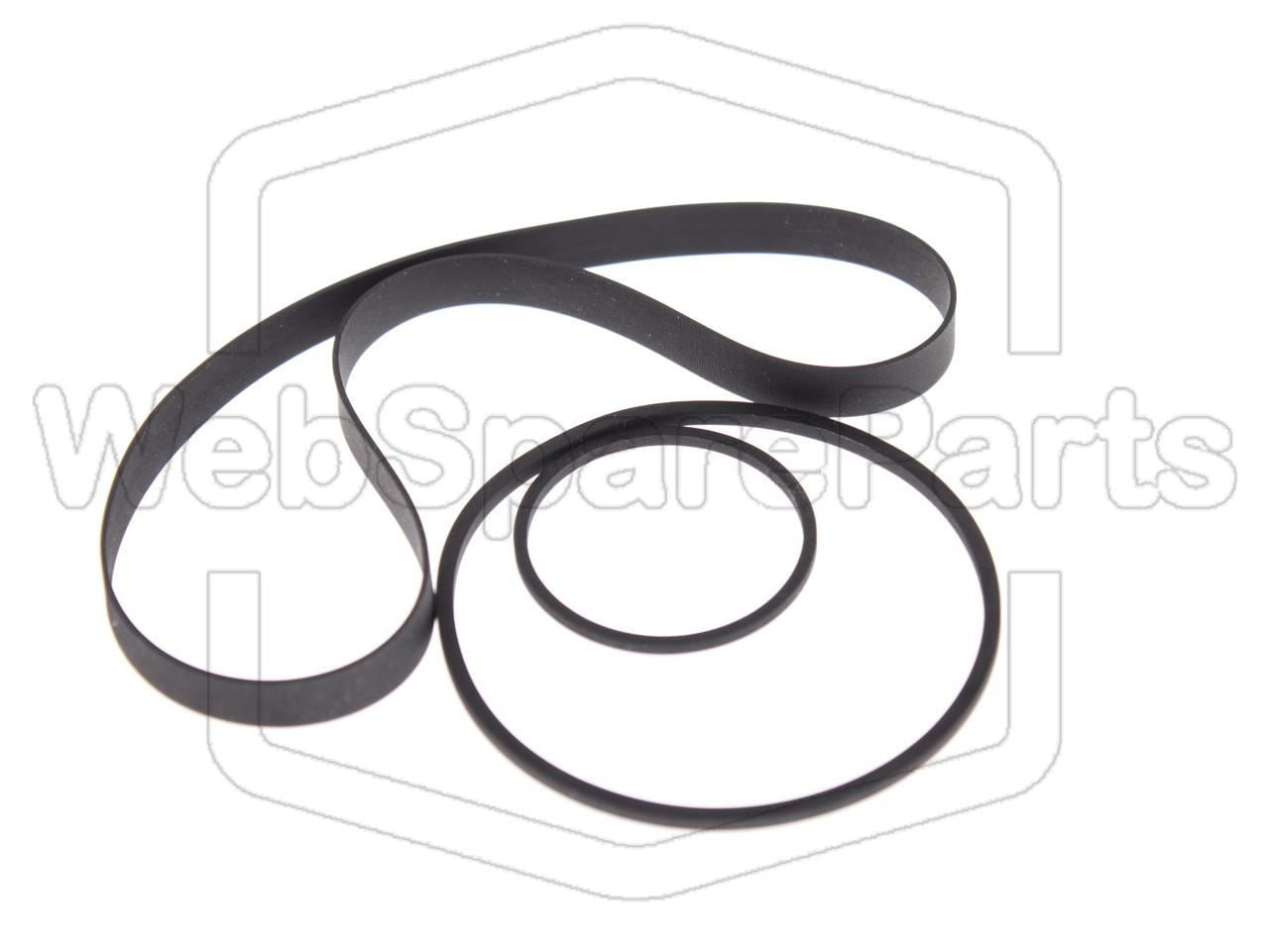 Kit Courroies Pour Platine Cassette Stéréo Kenwood KX-9050