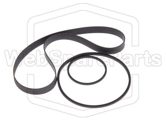 Kit Courroies Pour Platine Cassette Stéréo Kenwood KX-9050