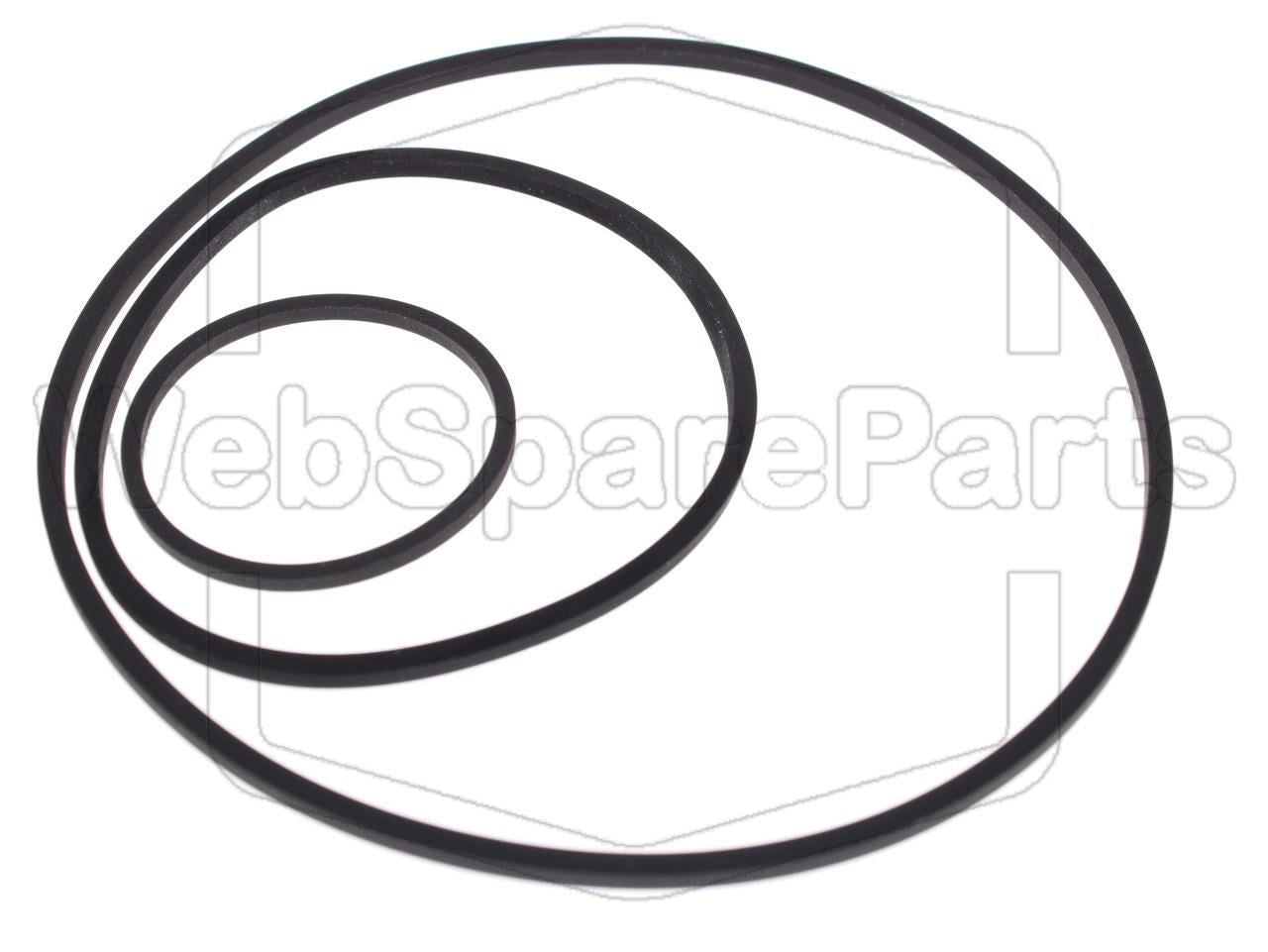 Kit Courroies Pour Magnétoscope JVC HR-S9200 EH