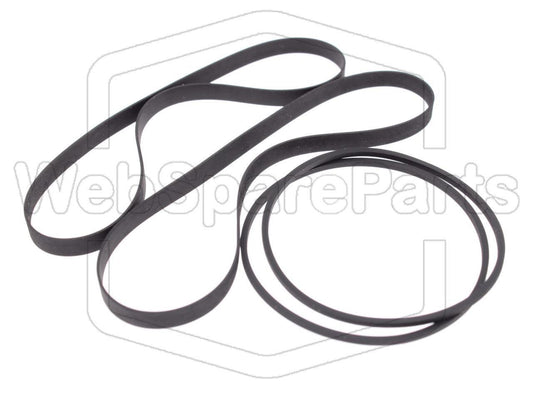 Kit Courroies Pour Platine Cassette Stéréo Kenwood KX-W6050