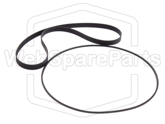 Kit Courroies Pour Platine Cassette Sony TC-R303