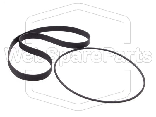 Kit Courroies Pour Platine Cassette Akai GX-F44R