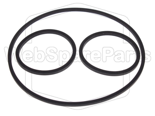 Kit de courroies pour magnétoscope Mitsubishi HS-349