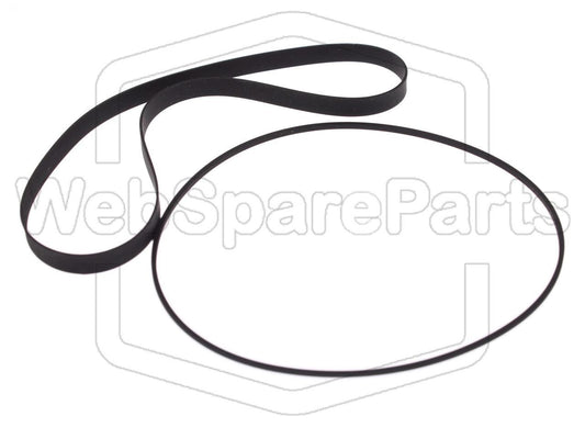 Kit Courroies Pour Platine Cassette Aiwa FX-70