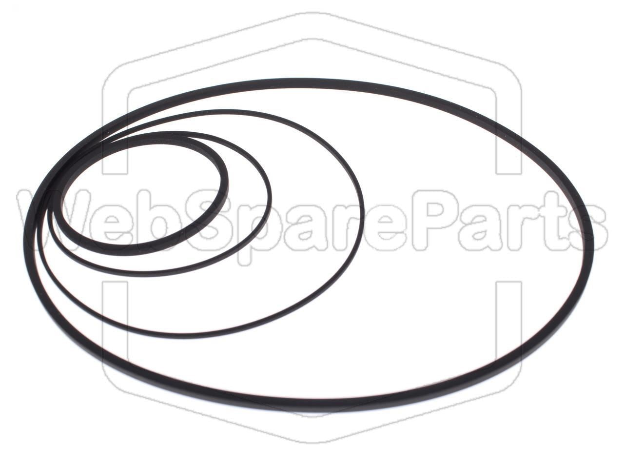 Kit Courroies Pour Magnétoscope Panasonic NV-8050 Time-Lapse