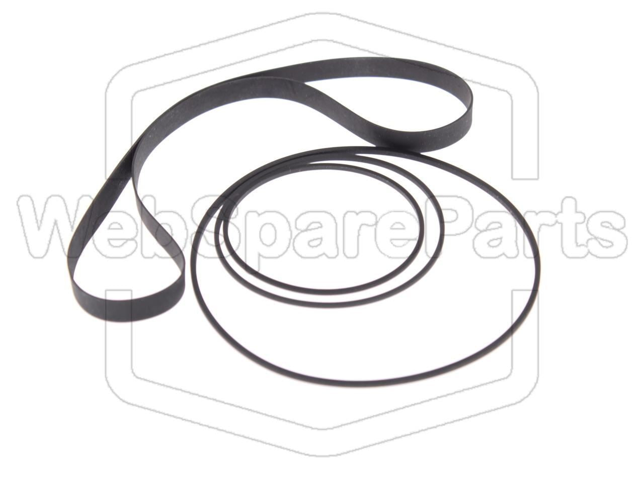 Kit Courroies Pour Platine Cassette Stéréo Kenwood KX-1060