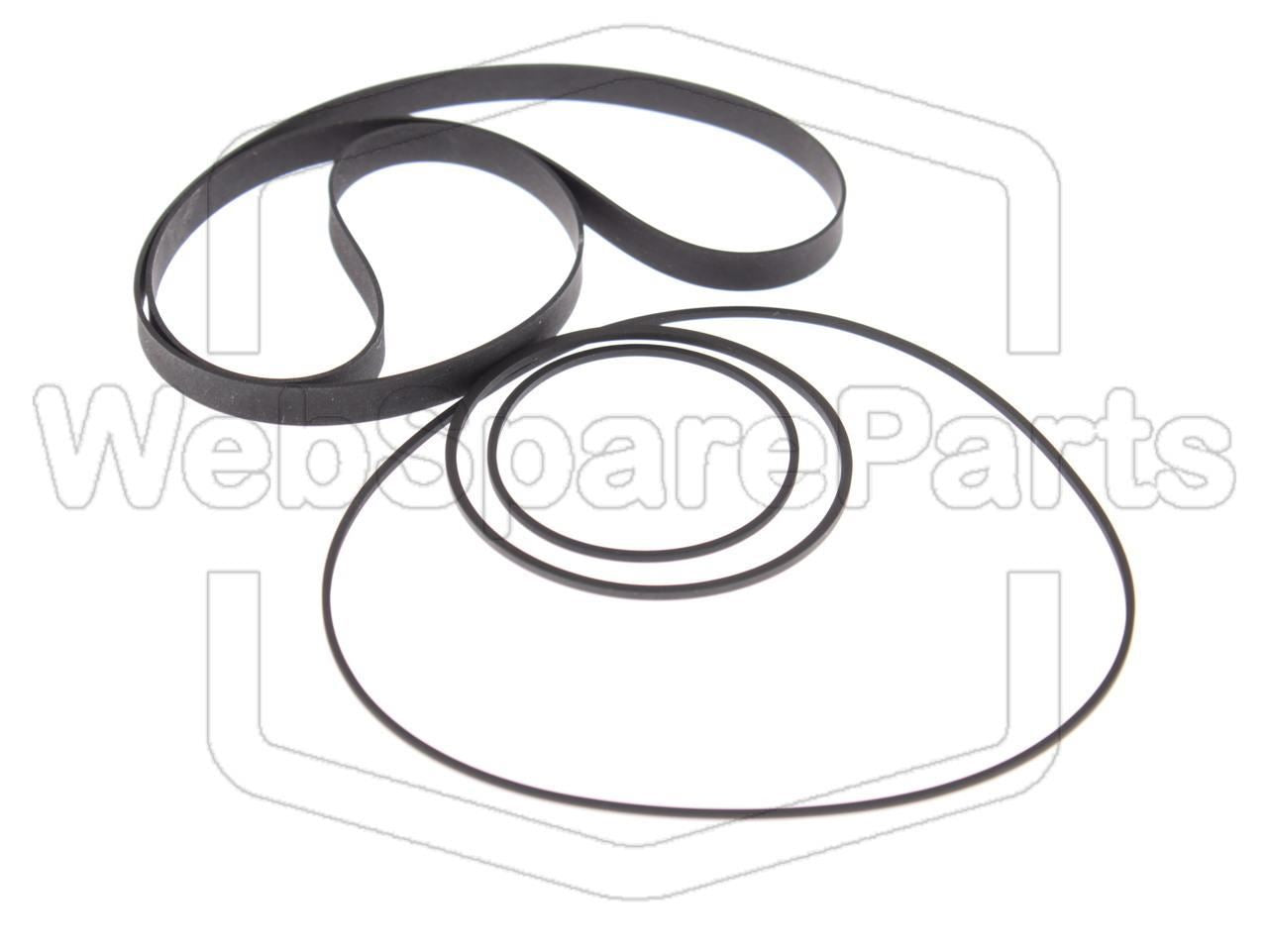 Kit Courroies Pour Platine Cassette Stéréo Kenwood KX-710