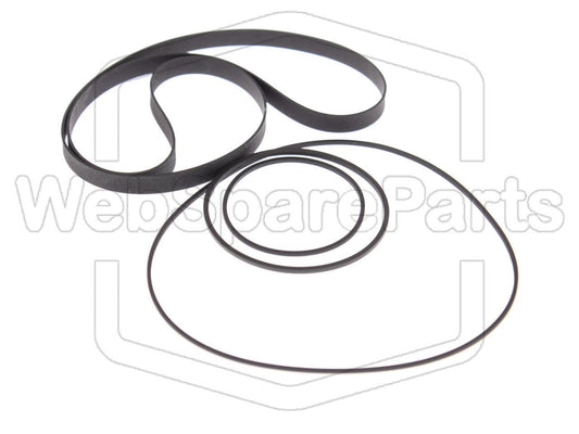 Kit Courroies Pour Platine Cassette Stéréo Kenwood KX-710