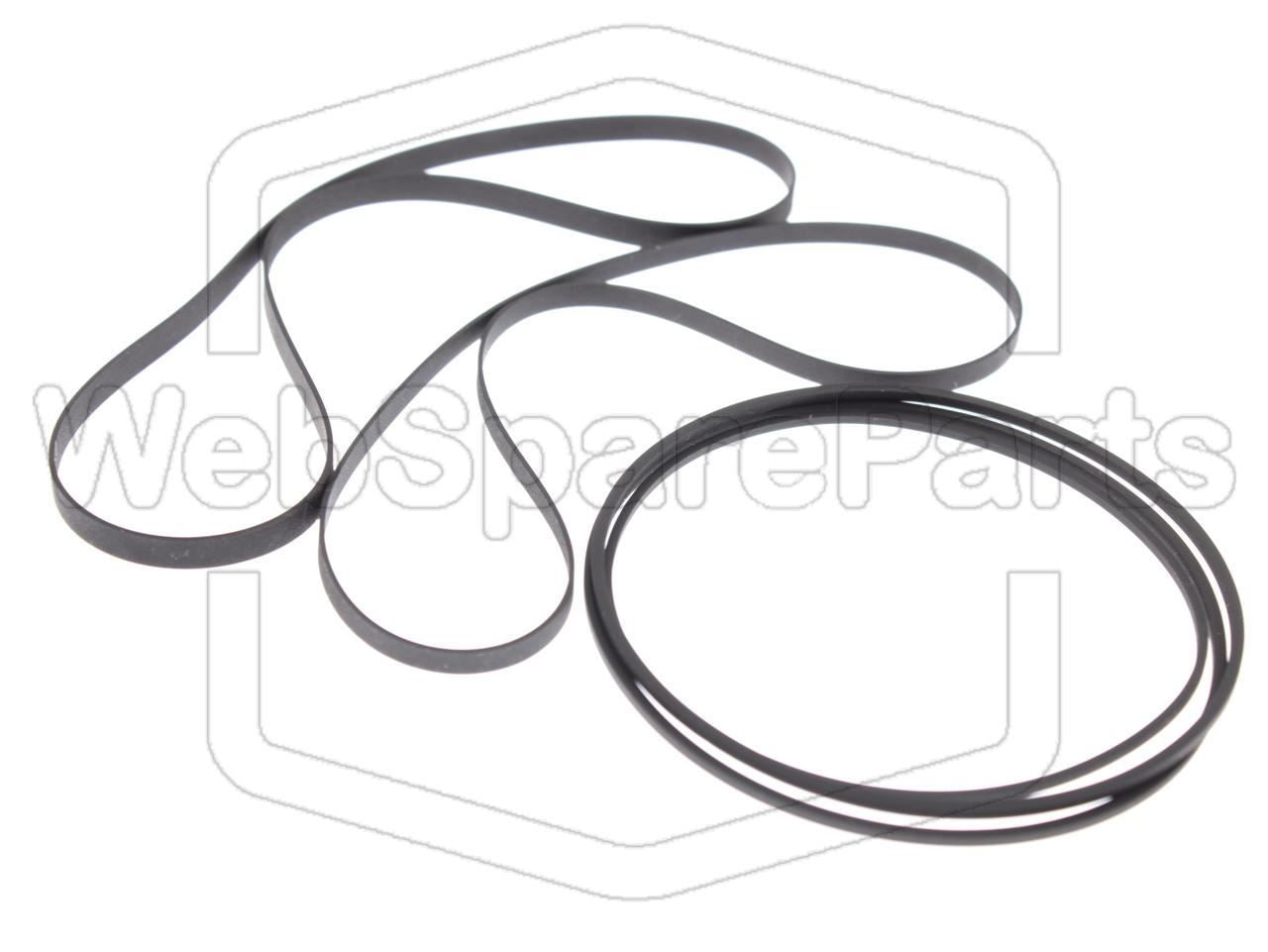 Kit Courroies Pour Platine Cassette Aiwa AD-WX33