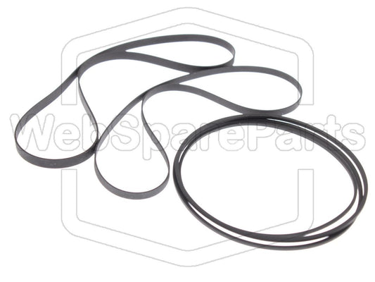 Kit de courroies pour lecteur cassette Aiwa AD-WX33
