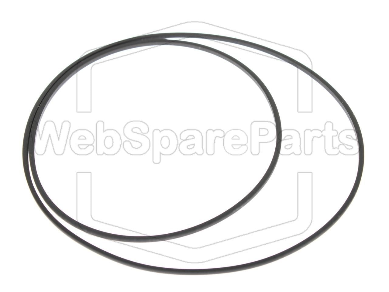 Kit Courroies compatible Philips D6620 pour réparation Lecteur Cassette