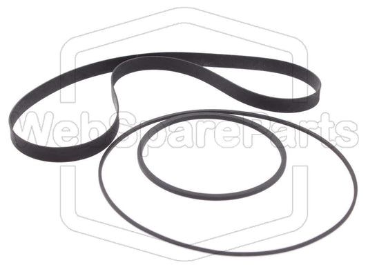 Kit Courroies Pour Platine Cassette Akai GX-C709D