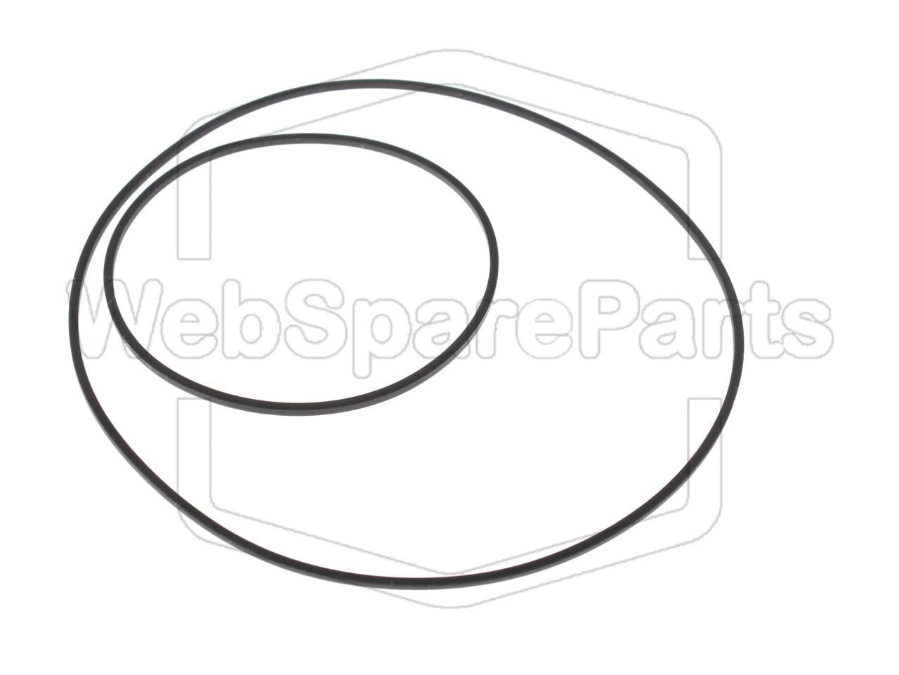 Kit de courroies pour lecteur cassette Silvano 717