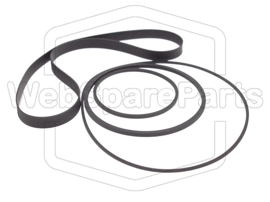 Kit Courroies Pour Platine Cassette Pioneer CT-606