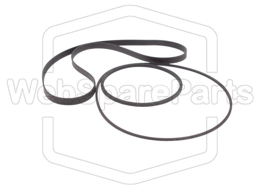 Kit Courroies Pour Platine Cassette Sharp RT-100