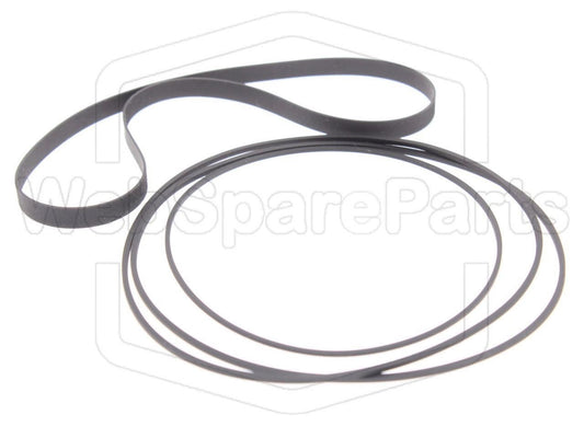 Kit Courroies Pour Platine Cassette Sony TC-204SD
