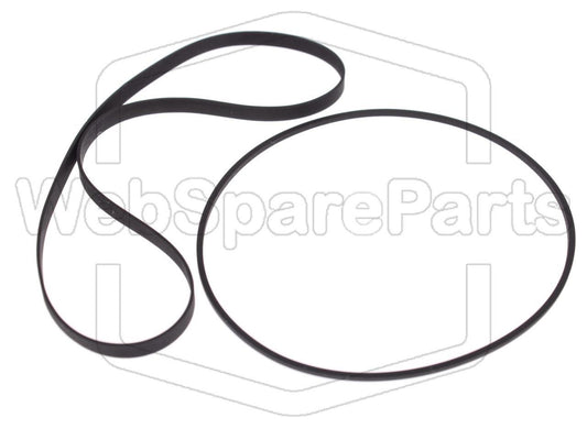 Kit Courroies Pour Platine Cassette Technics RS-B305