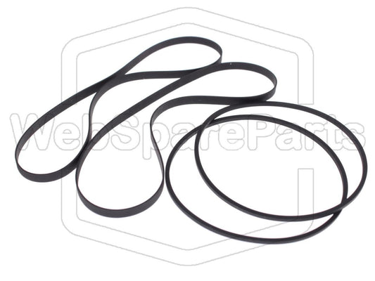 Kit Courroies Pour Platine Cassette Sony TC-WE435