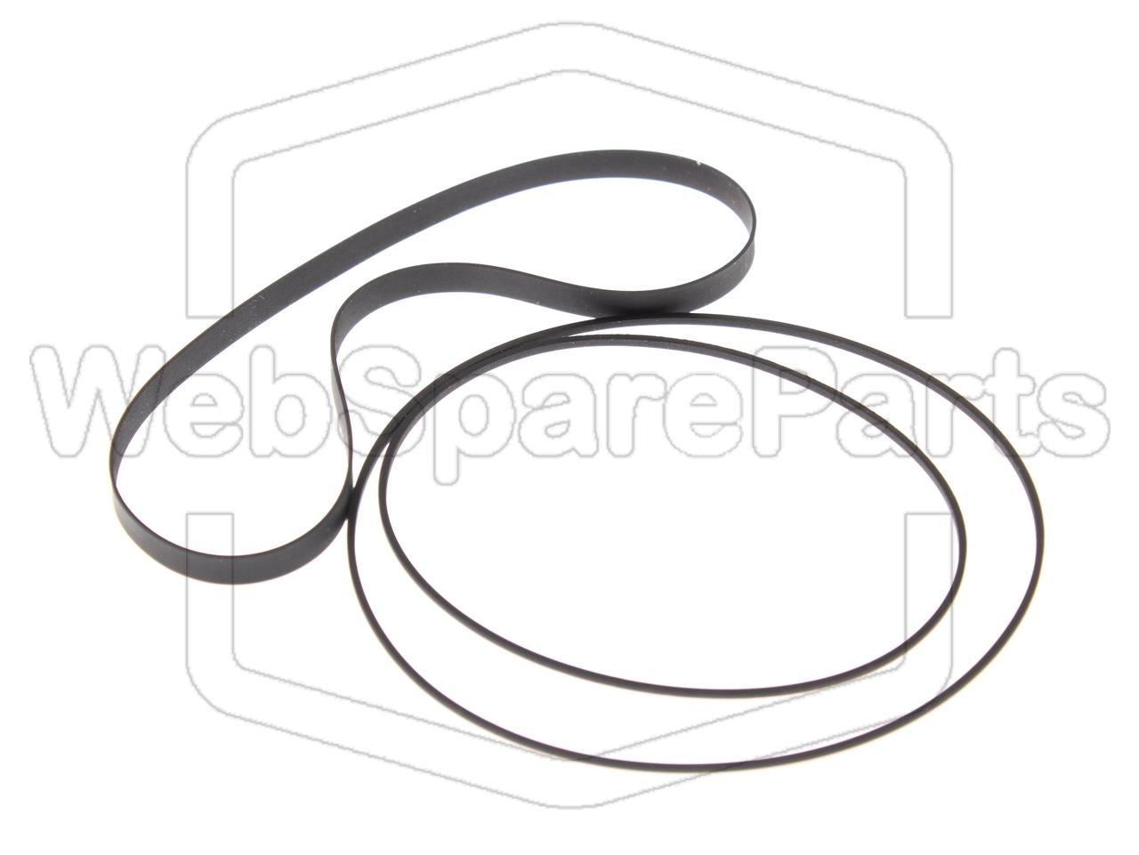Kit de courroies pour lecteur cassette Yamaha TC-520/B