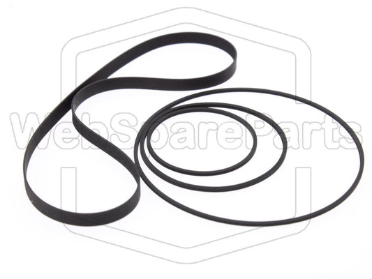 Kit Courroies Pour Platine Cassette Technics RS-M222