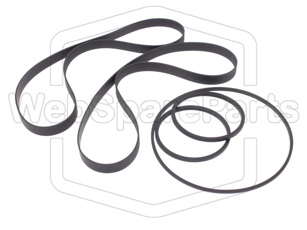 Kit Courroies Pour Platine Cassette Sony TC-W370