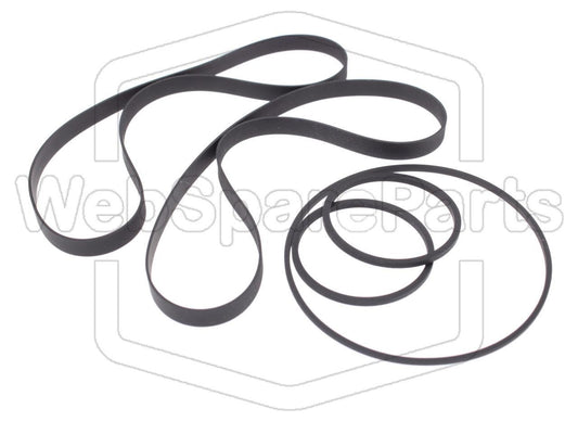 Kit Courroies Pour Platine Cassette Sony TC-W370