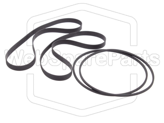 Kit Courroies Pour Platine Cassette Denon DRW-660