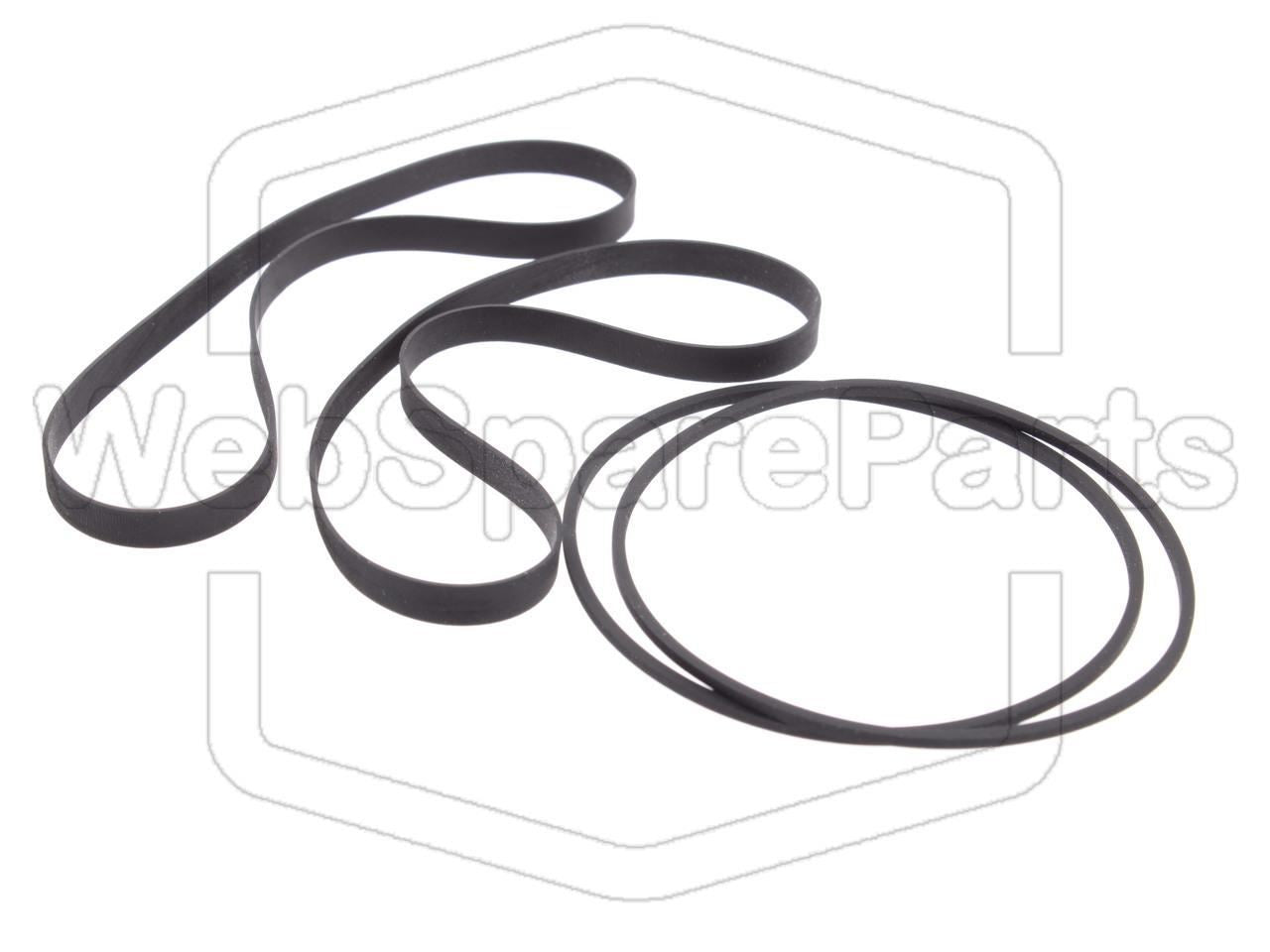 Kit Courroies Pour Platine Cassette Denon DRW-660