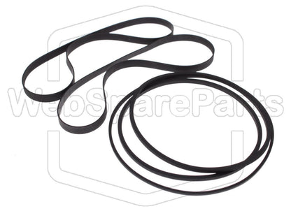 Kit Courroies Pour Platine Cassette Sharp GF-666