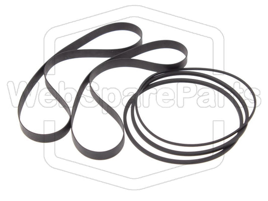 Kit Courroies Pour Platine Cassette JVC PC-W333