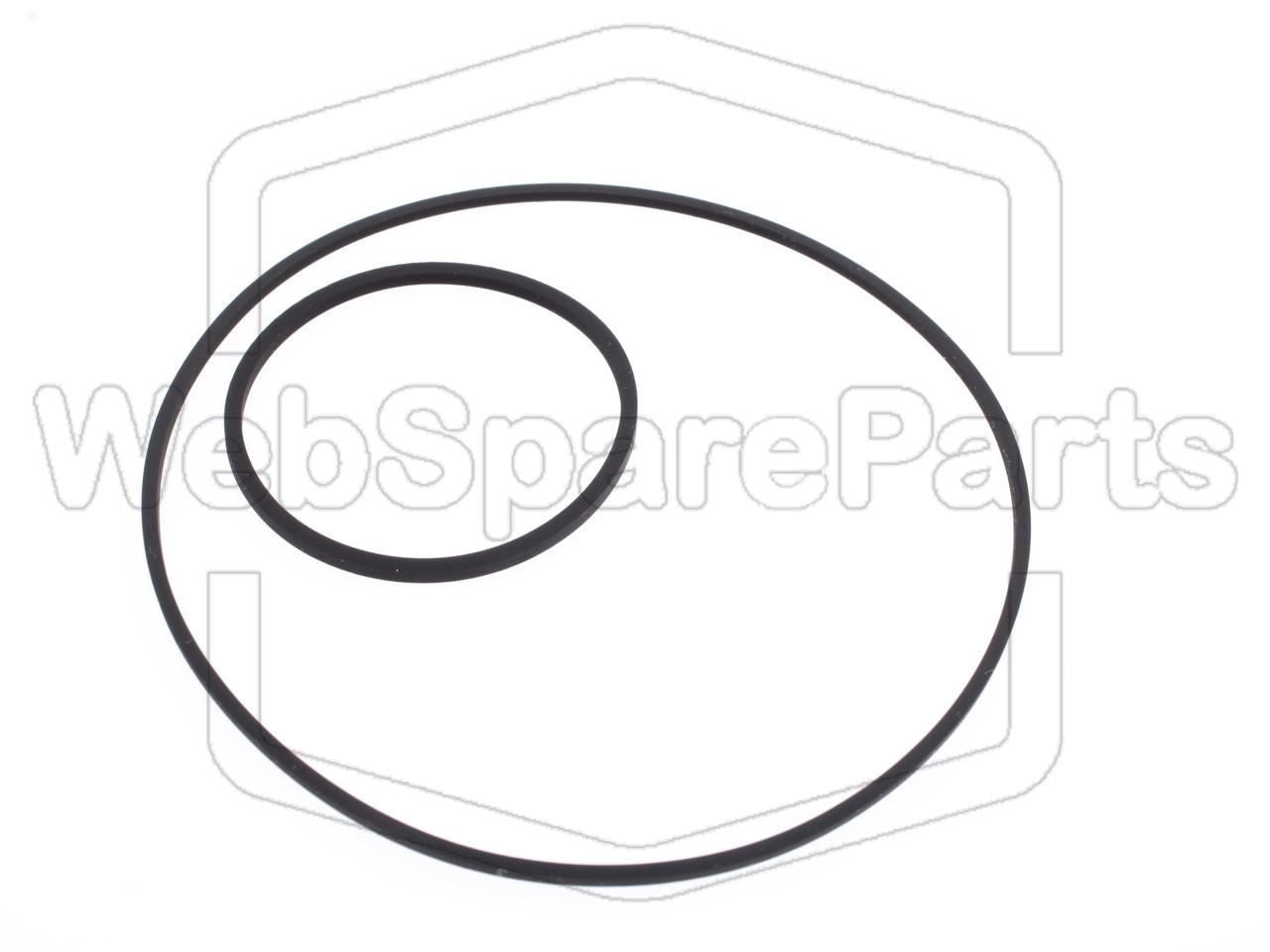 Kit courroies pour platine vinyle Aiwa AP-D50