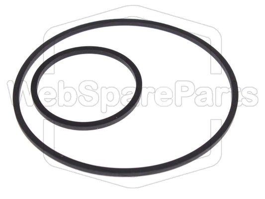 Kit Courroies Pour Magnétoscope Fidelity TX-3650