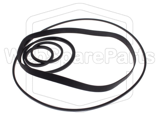 Kit Courroies Pour Magnétoscope Hitachi VT-86 E