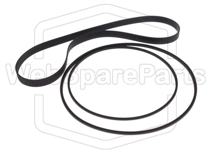 Kit Courroies Pour Platine Cassette Sanyo C-9