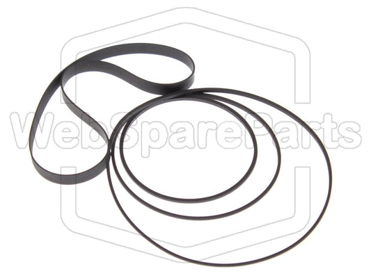Kit de courroies pour lecteur cassette Technics RS-D250