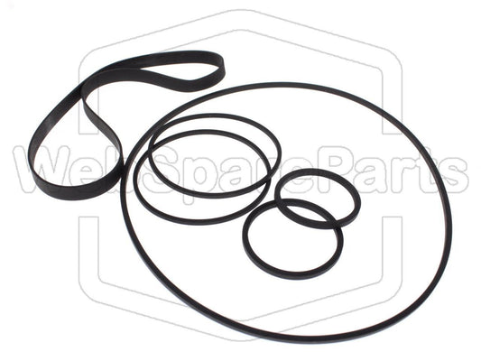 Kit Courroies Pour Magnétoscope Hitachi VT-11 E