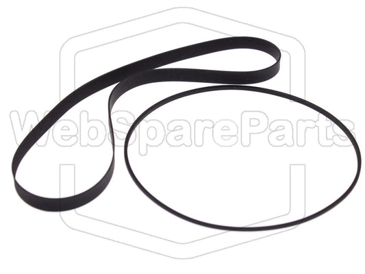 Kit Courroies Pour Platine Cassette Aiwa AD-R450