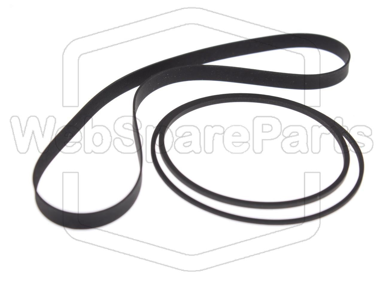 Kit de courroies pour lecteur cassette Philips MCD710