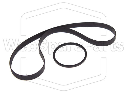 Kit Courroies Pour Platine Cassette Denon DRM-710
