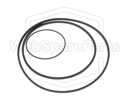Kit courroies cabestan drive belts pour Sony TCM-600 baladeur cassette