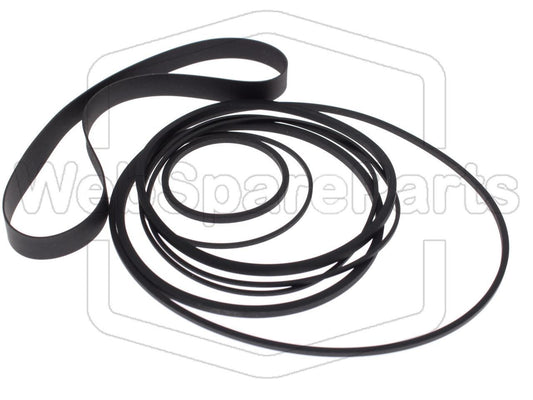 Kit Courroies Pour Magnétoscope Toshiba V-8700 Betamax