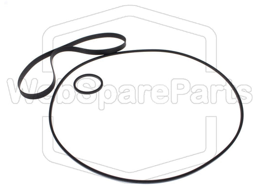 Kit de courroies pour magnétoscope Schneider SVC-480 RC-P/P