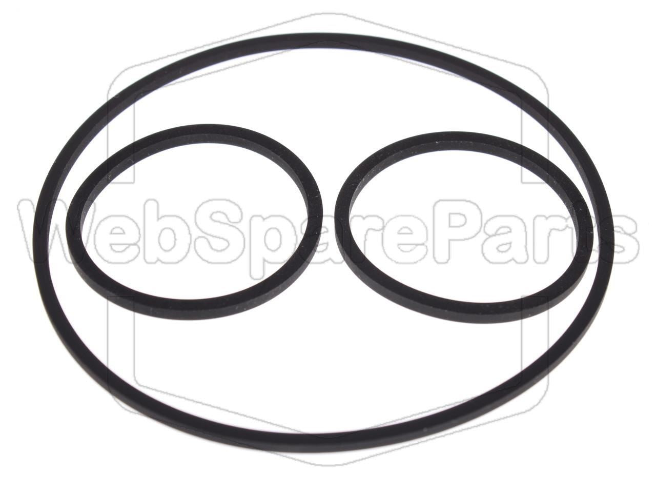 Kit Courroies Pour Magnétoscope Salora SV-8720