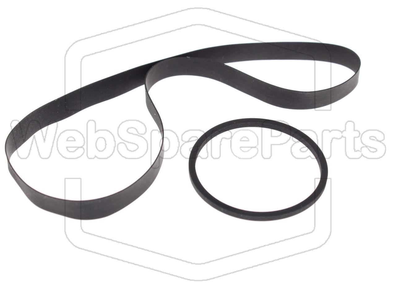 Kit de courroies pour magnétoscope Toshiba V-86 B/W