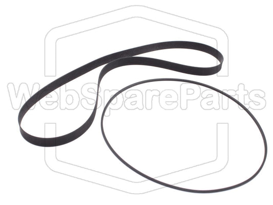 Kit Courroies Pour Platine Cassette Teac-Tascam 122