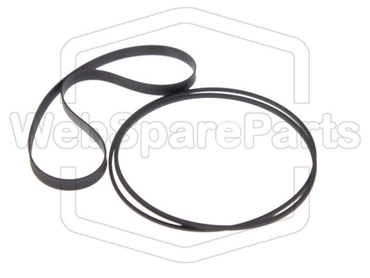 Kit Courroies Pour Platine Cassette Stéréo Kenwood KX-51
