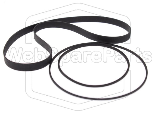Kit Courroies Pour Platine Cassette Aiwa AD-6550