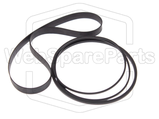 Kit Courroies Pour Platine Cassette Stéréo Kenwood KX-2060