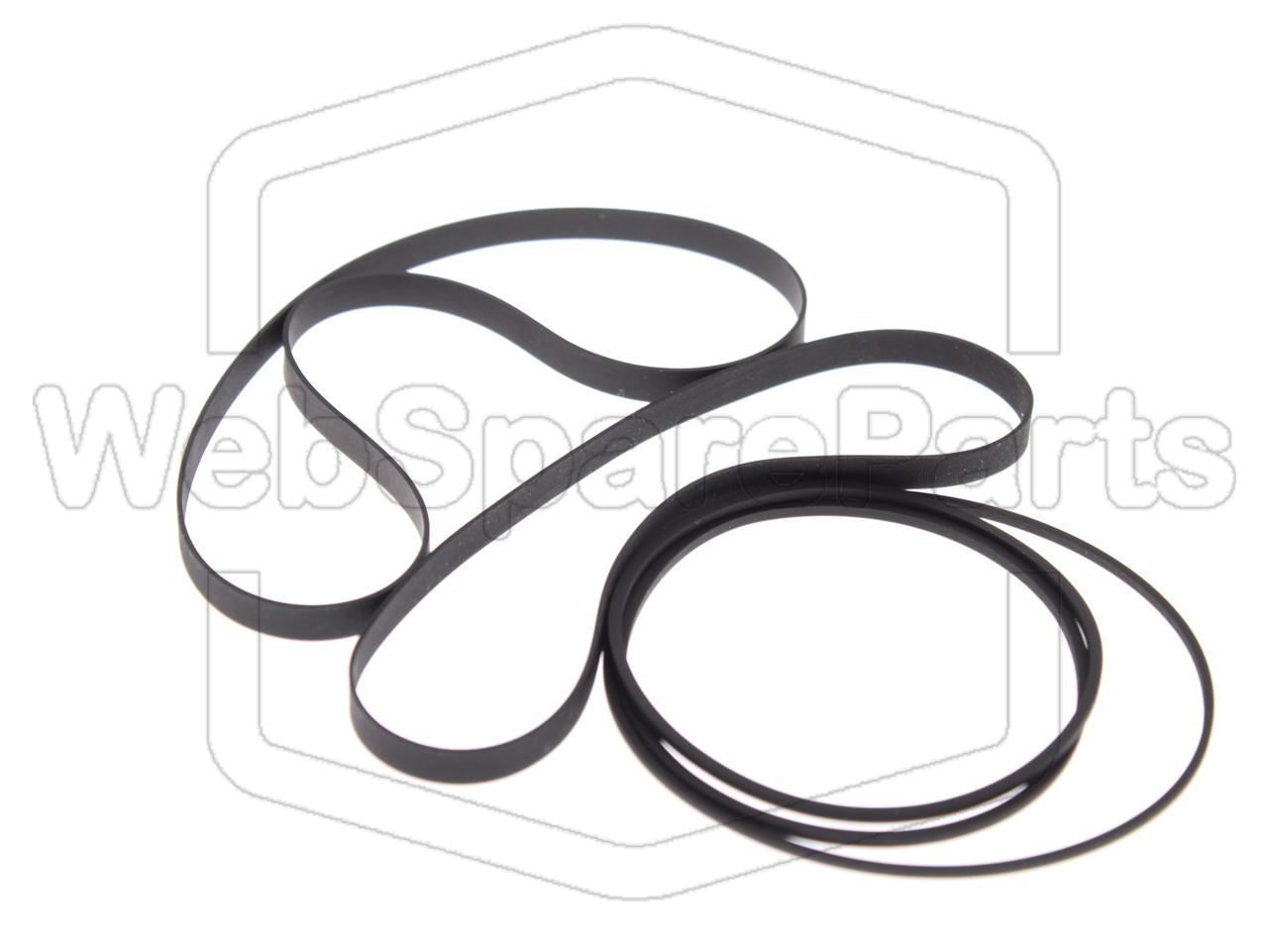 Kit Courroies Pour Double Platine Cassette Kenwood KX-66CW